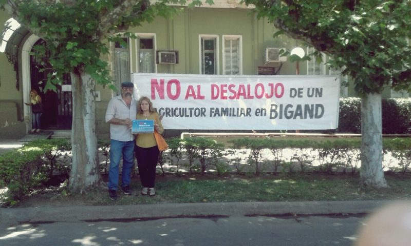 Sur de Santa Fe: un intento de desalojo emblemático en la localidad de Bigand