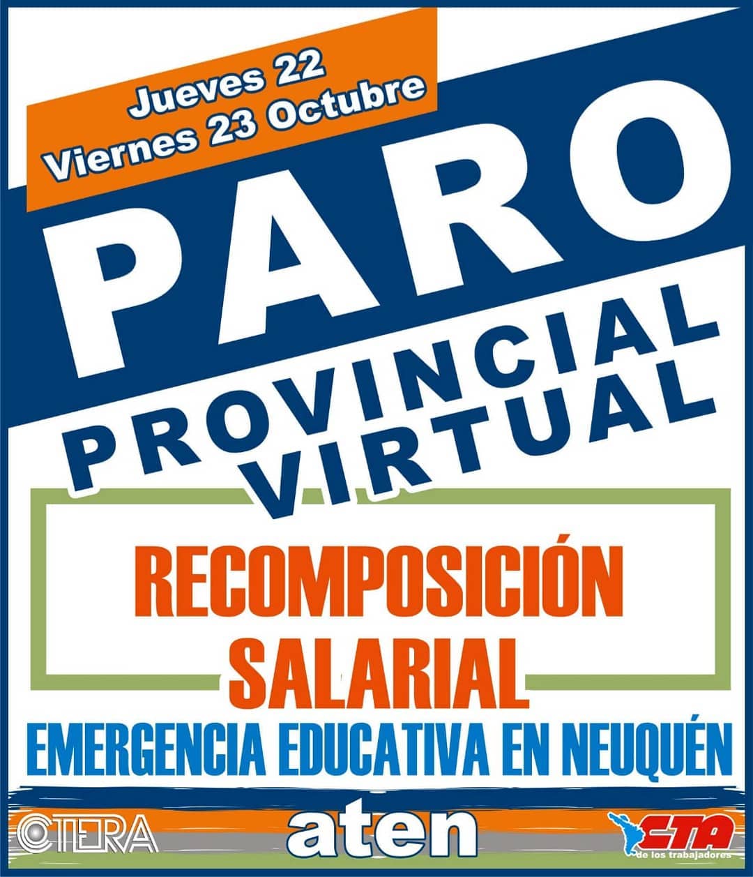 Docentes vuelven al paro y proponen ley para garantizar la educación en pandemia